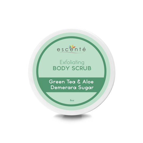 Green Tea & Aloe Demerara Sugar Body Scrub 8oz